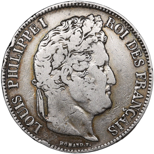 Louis-Philippe Ier (1830-1848) 5 Francs Argent 1834 W Lille Domard 2ème type 24.83 gr