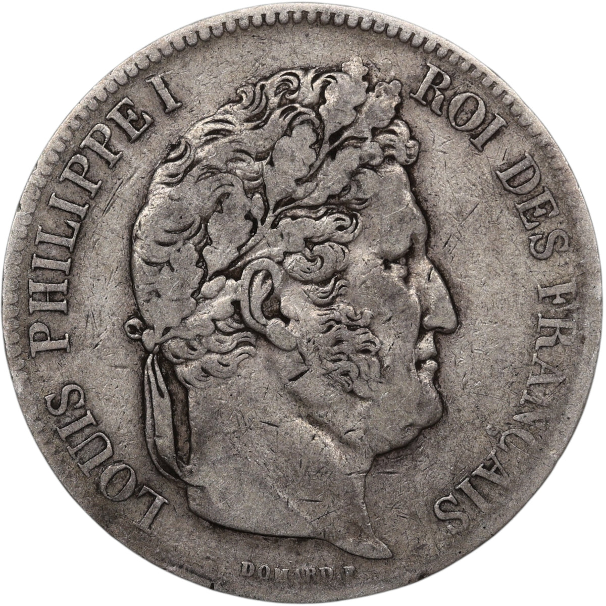 Louis-Philippe Ier (1830-1848) 5 Francs Argent 1835 A Paris Domard 2ème type 24.86 gr