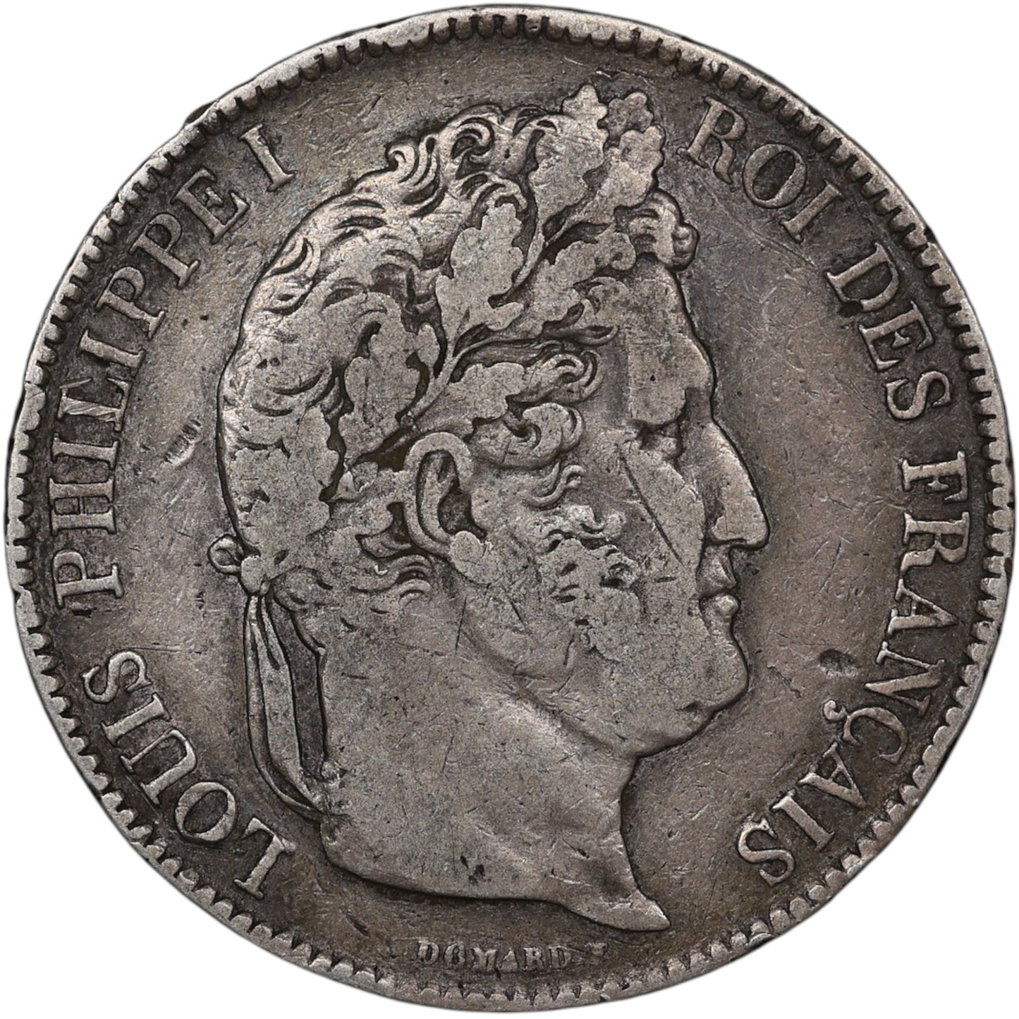 Louis-Philippe (1830-1848) 5 Francs Argent 1841 A Paris Domard 2ème type 24.68 gr