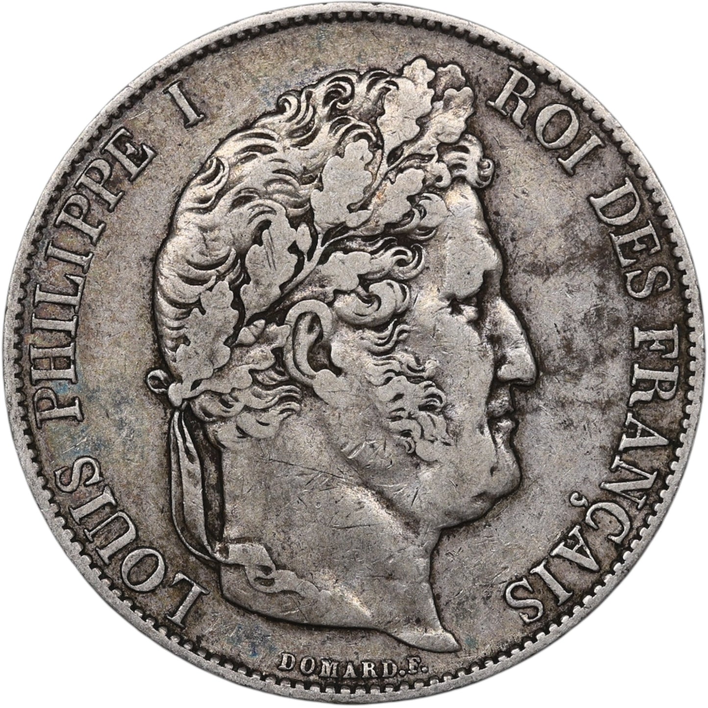 Louis-Philippe (1830-1848) 5 Francs Argent 1847 A Paris Domard 3ème type 24.85 gr