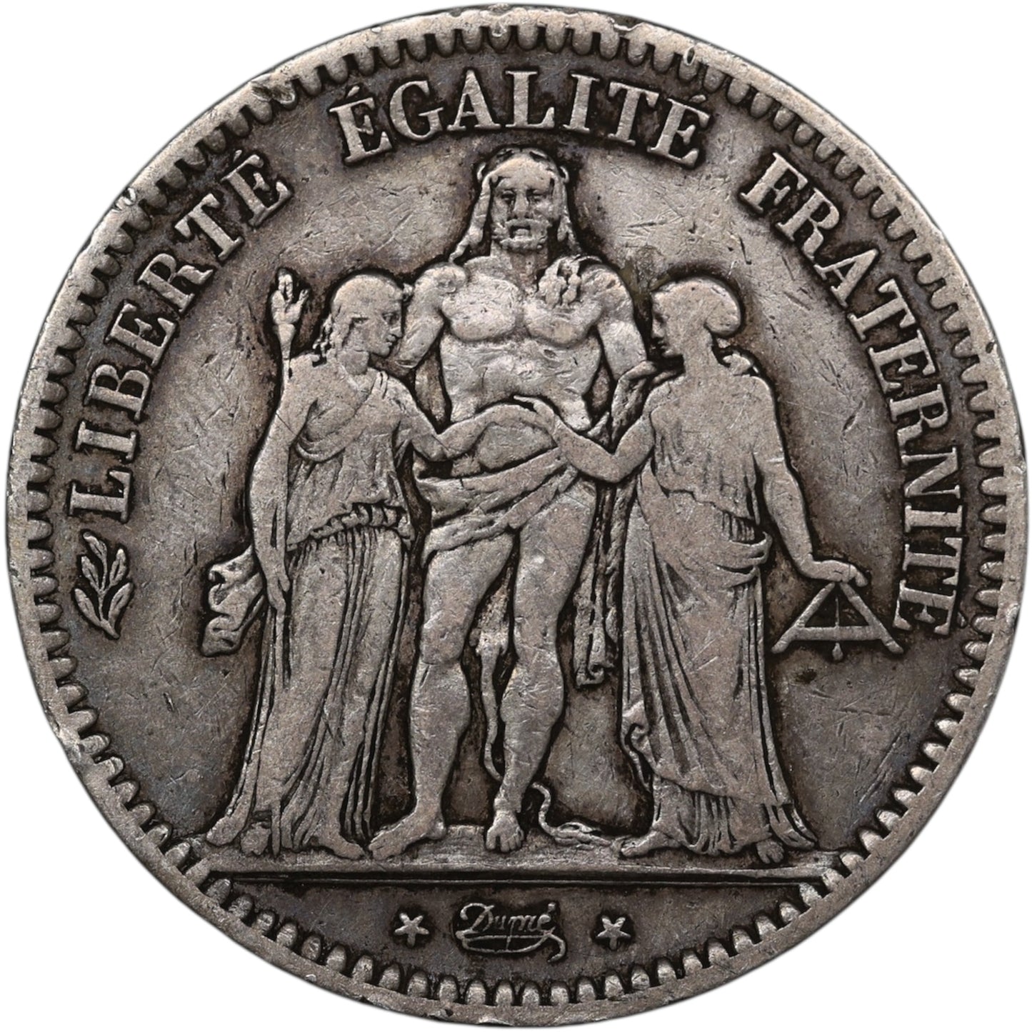 Seconde République (1848-1852) 5 Francs Argent 1849 A Paris Hercule 24.68 gr