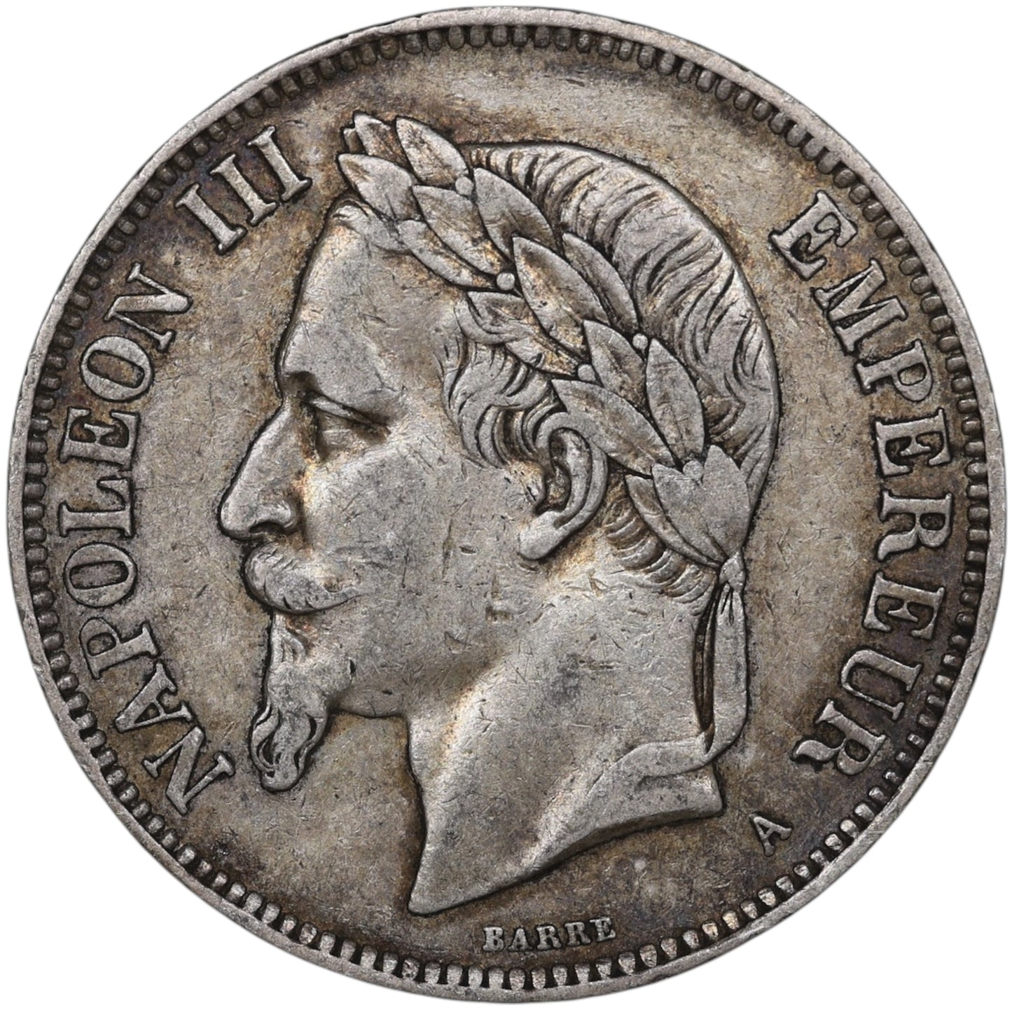 Napoléon III (1852-1870) 5 Francs Argent 1870 A Paris 24.91 gr
