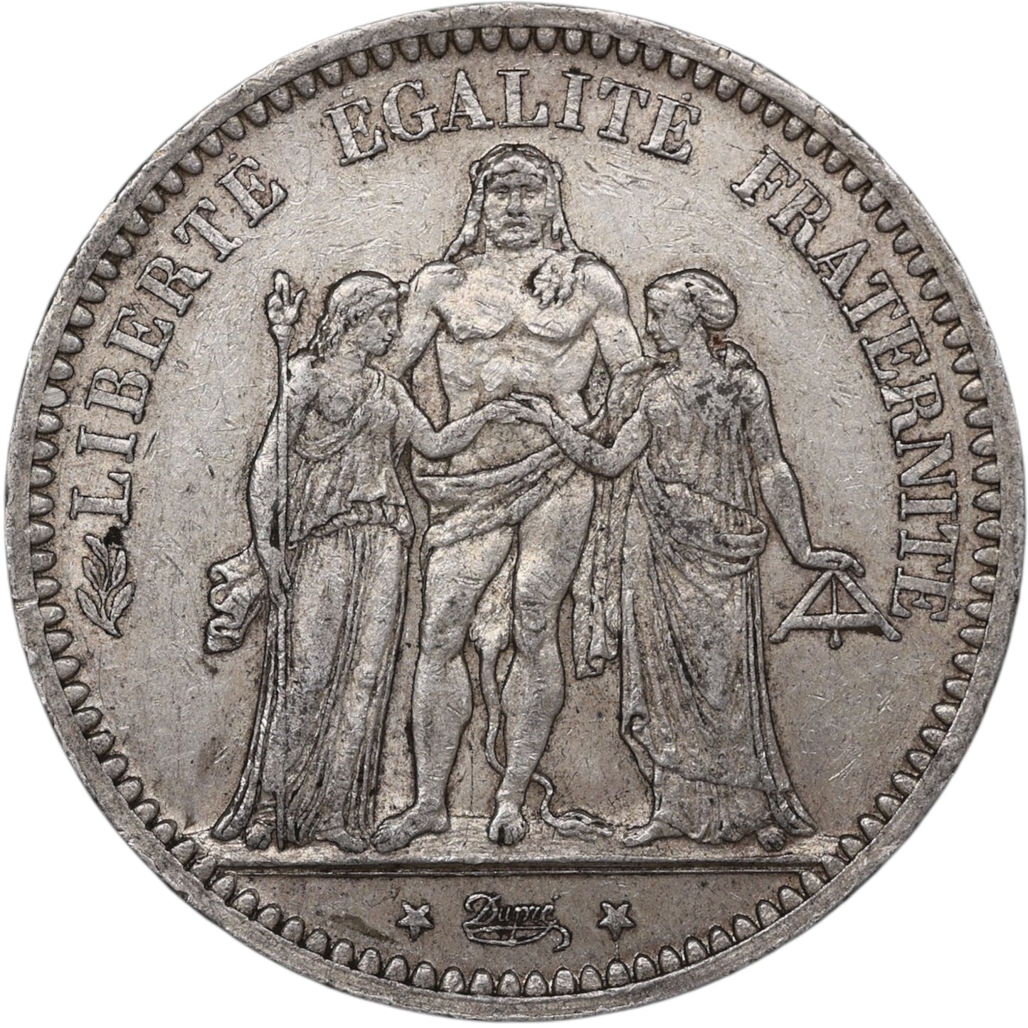 Troisième République (1871-1840) 5 Francs Argent 1873 A Paris Hercule 25.00 gr