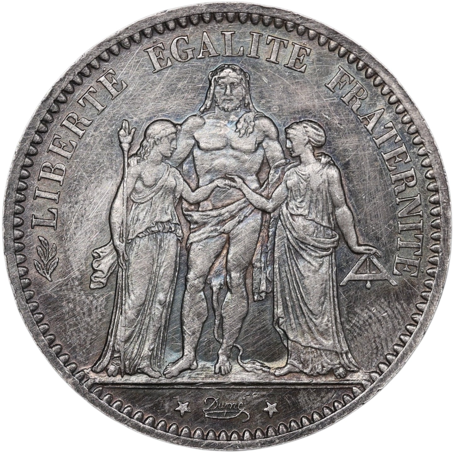 Troisième République (1871-1840) 5 Francs Argent 1873 A Paris Hercule 25.00 gr