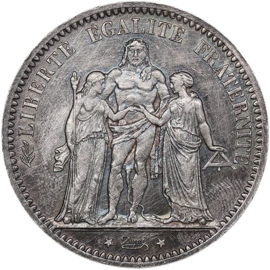 Troisième République (1871-1840) 5 Francs Argent 1873 A Paris Hercule 25.00 gr