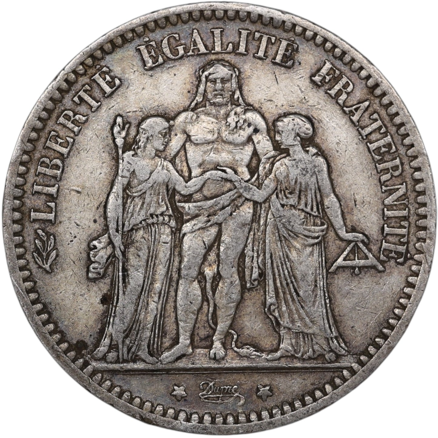Troisième République (1871-1840) 5 Francs Argent 1873 A Paris Hercule 24.86 gr