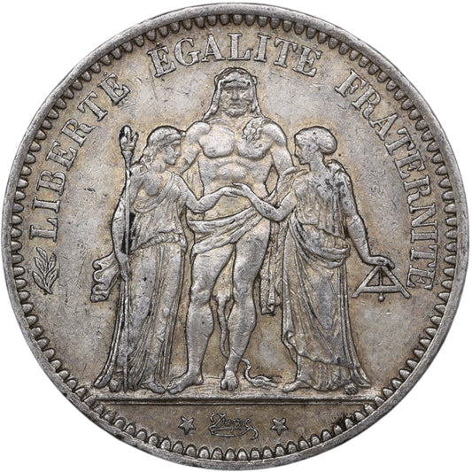 Troisième République (1871-1840) 5 Francs Argent 1873 A Paris Hercule 24.91 gr