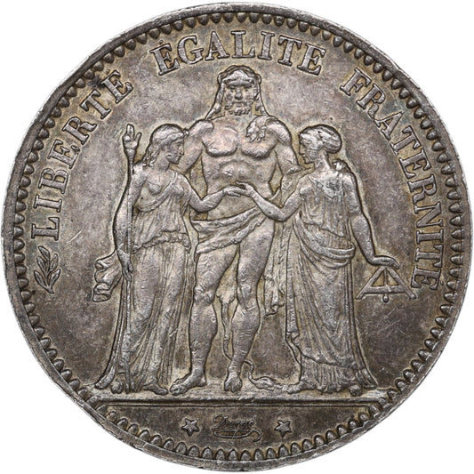 Troisième République (1871-1840) 5 Francs Argent 1873 A Paris Hercule 25.00 gr