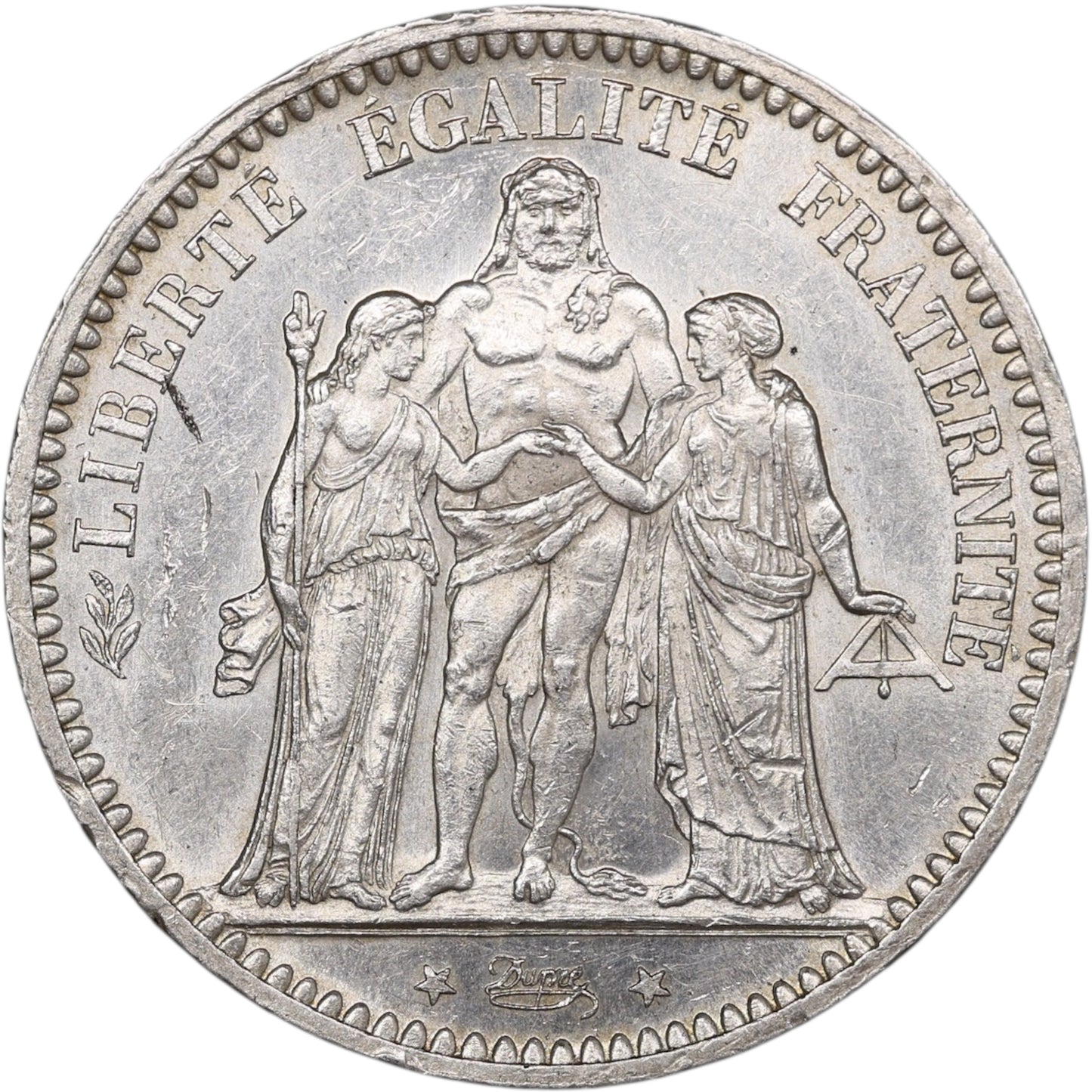 Troisième République (1871-1840) 5 Francs Argent 1873 A Paris Hercule 25.08 gr