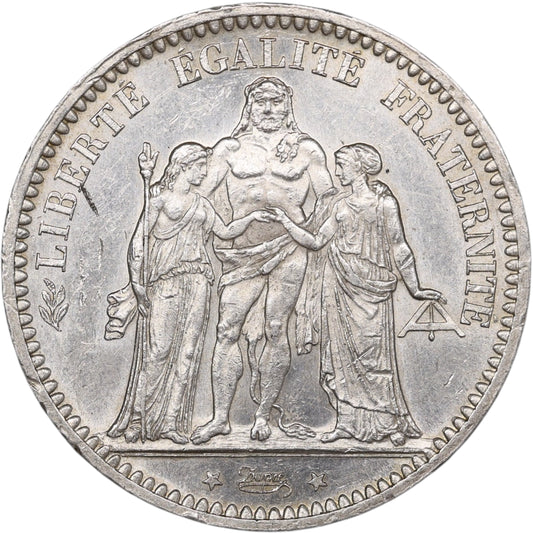 Troisième République (1871-1840) 5 Francs Argent 1873 A Paris Hercule 25.08 gr