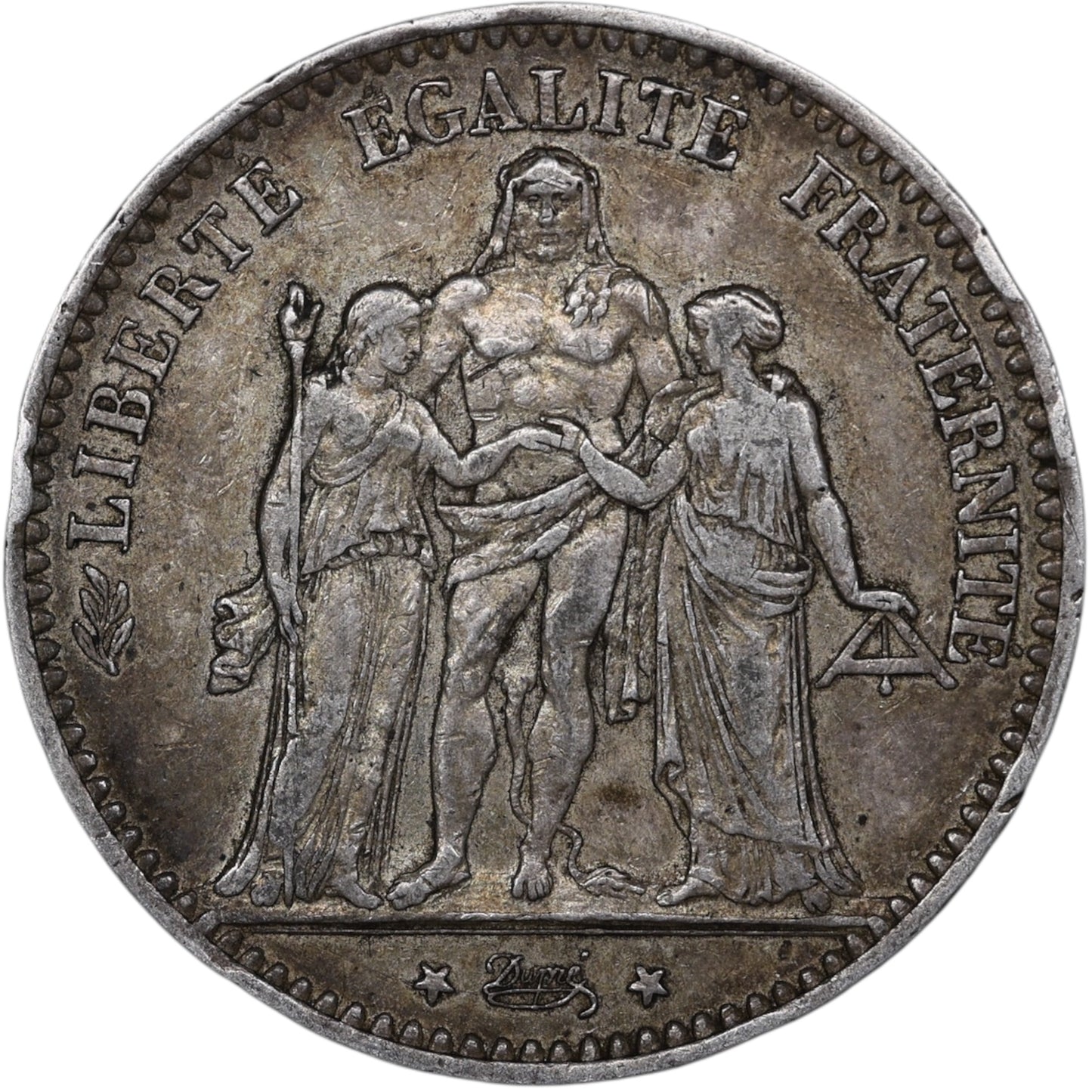 Troisième République (1871-1840) 5 Francs Argent 1874 A Paris Hercule 25.00 gr
