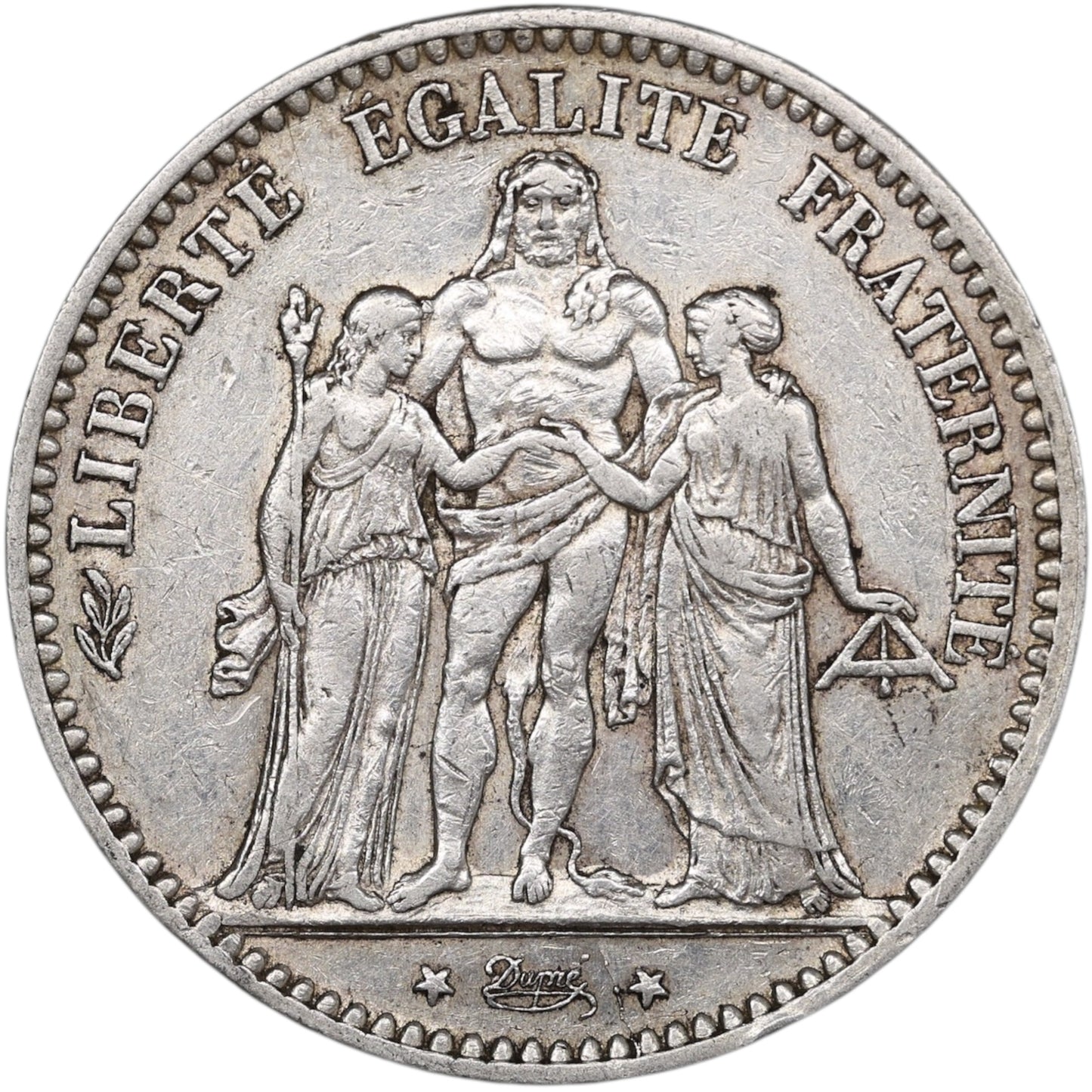 Troisième République (1871-1840) 5 Francs Argent 1875 A Paris Hercule 24.93 gr