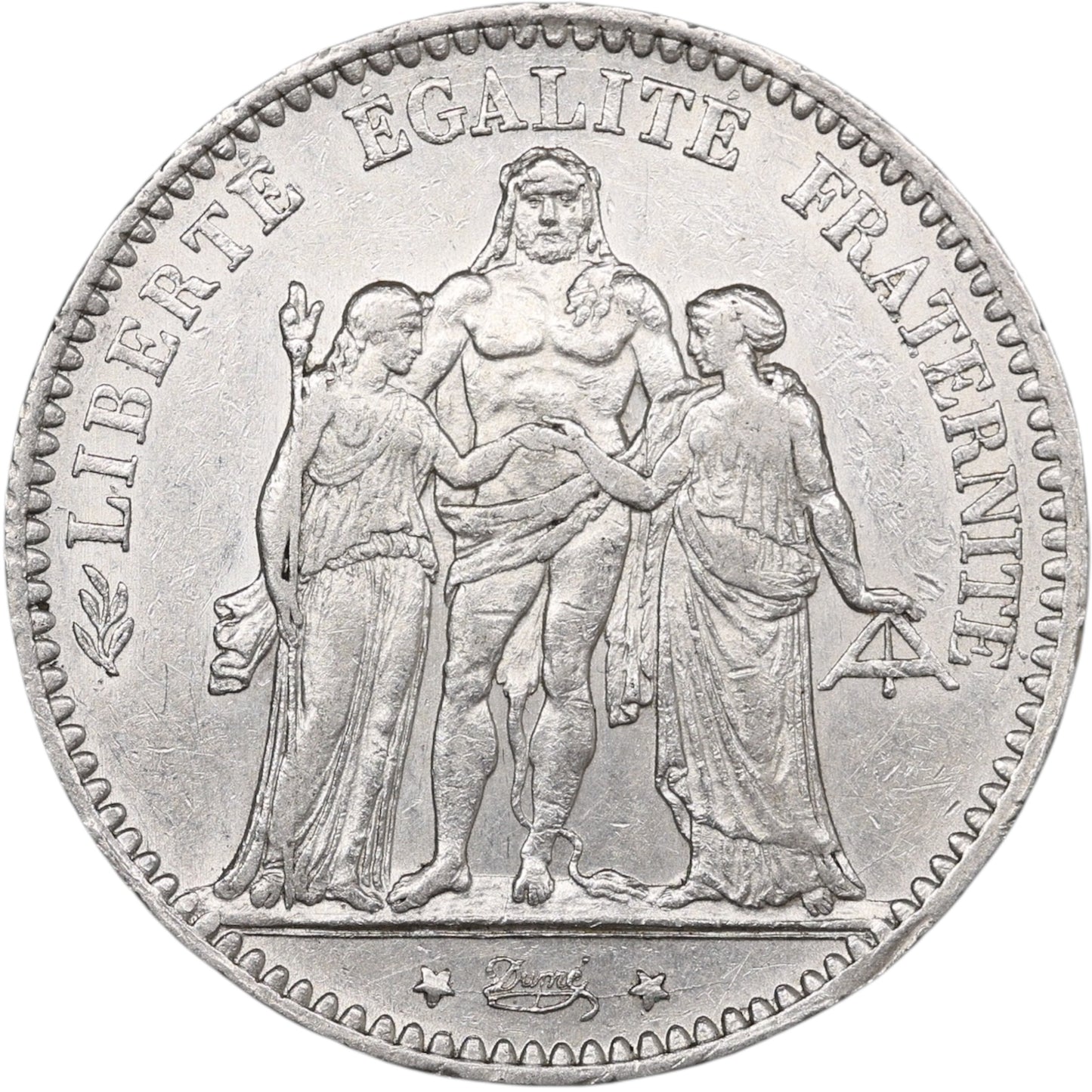 Troisième République (1871-1840) 5 Francs Argent 1875 A Paris Hercule 25.01 gr