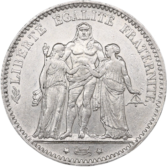 Troisième République (1871-1840) 5 Francs Argent 1875 A Paris Hercule 25.01 gr