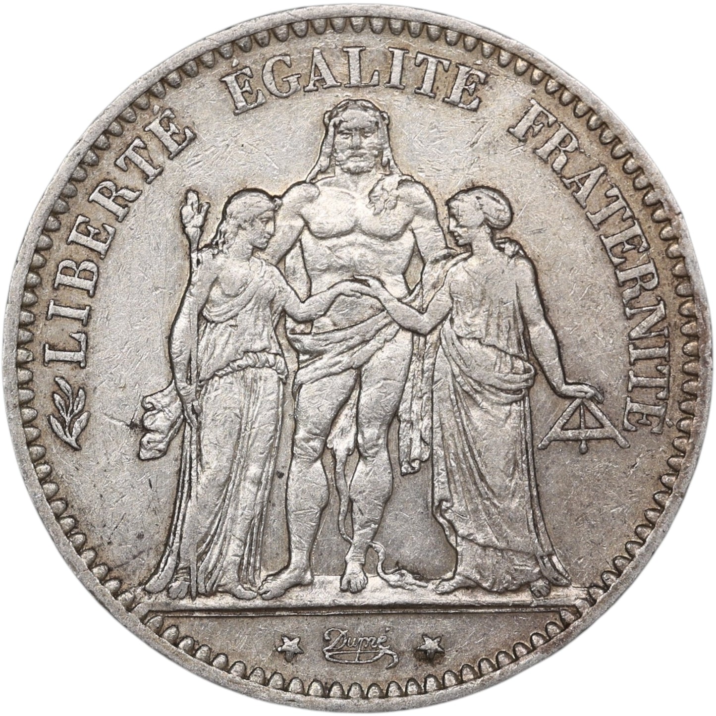 Troisième République (1871-1840) 5 Francs Argent 1876 A Paris Hercule 25.00 gr