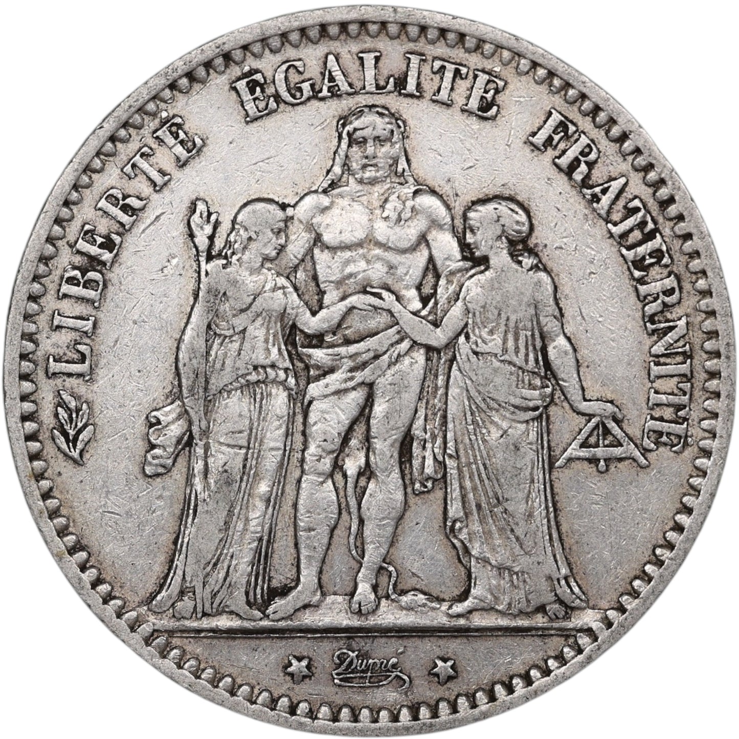 Troisième République (1871-1840) 5 Francs Argent 1876 A Paris Hercule 24.81 gr