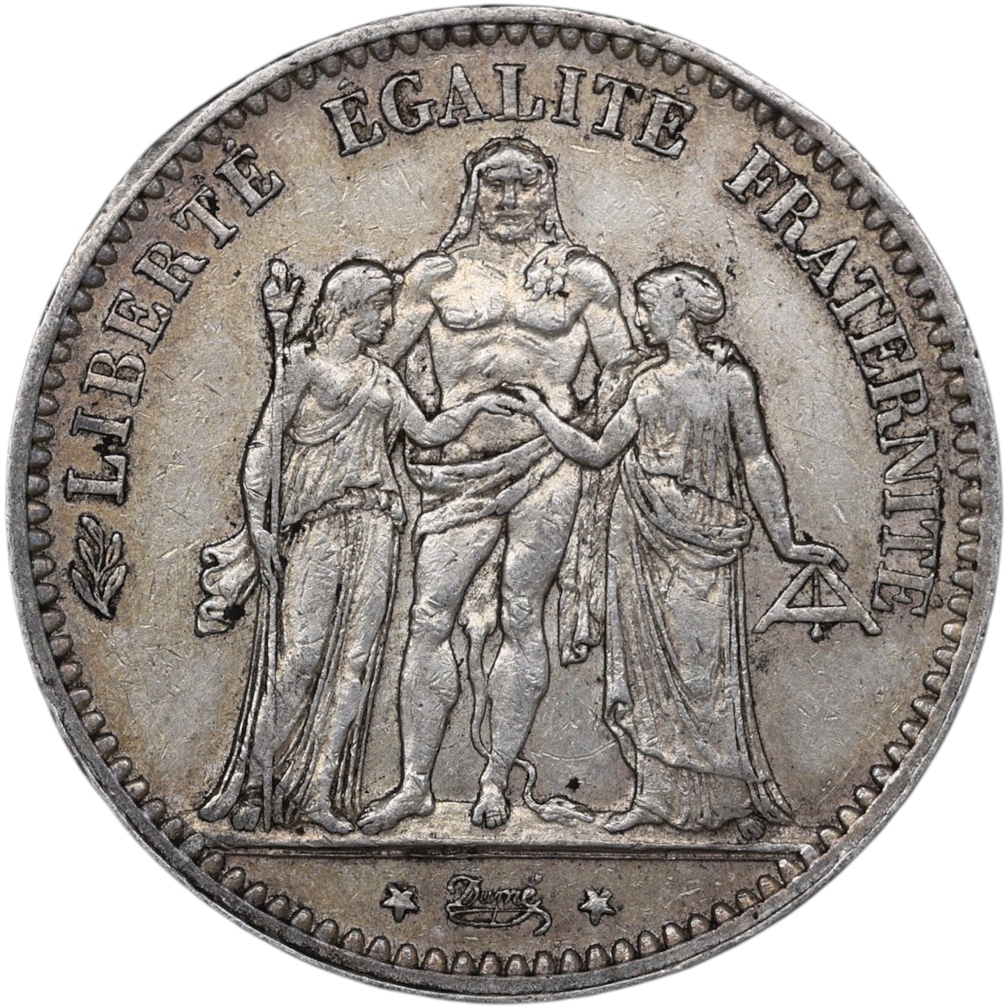 Troisième République (1871-1840) 5 Francs Argent 1876 A Paris Hercule 24.95 gr