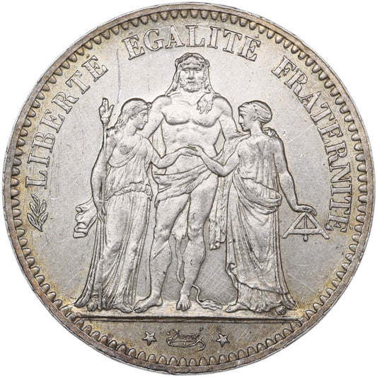 Troisième République (1871-1840) 5 Francs Argent 1877 A Paris Hercule 25.00 gr