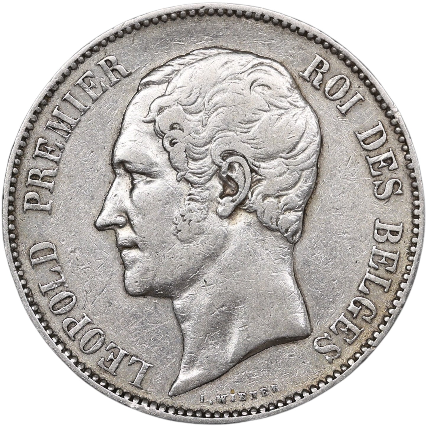 Belgique Léopold Ier (1831-1865) 5 Francs Argent 1865 24.83 gr