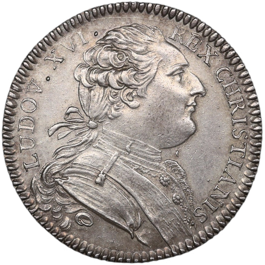 Ficha Estados de Bretaña 1784 Luis XVI Plata 7,49 gr 29 mm