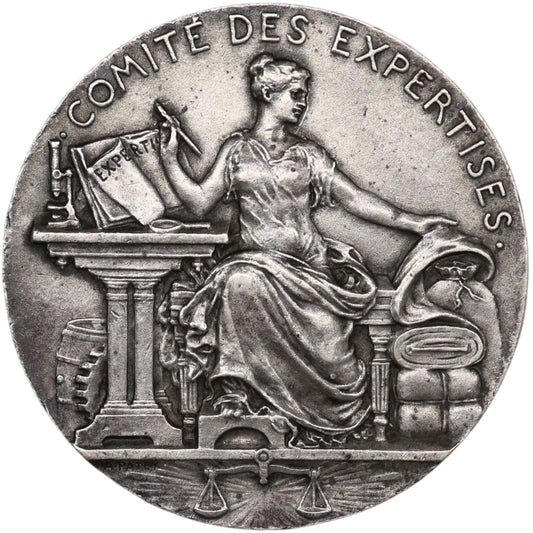 Comité de Expertos en Fichas Ministerio de Comercio e Industria 1822 Plata 15,09 gr 33mm