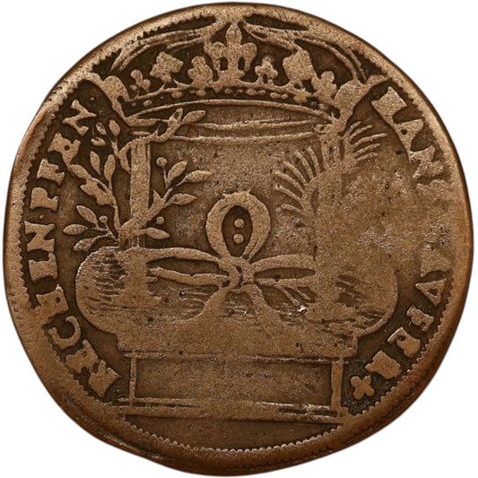 Jeton Nuremberg Henri IV et Marie de Médicis 4.46 gr