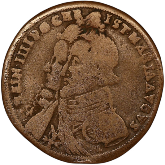 Jeton Nuremberg Henri IV et Marie de Médicis 4.46 gr