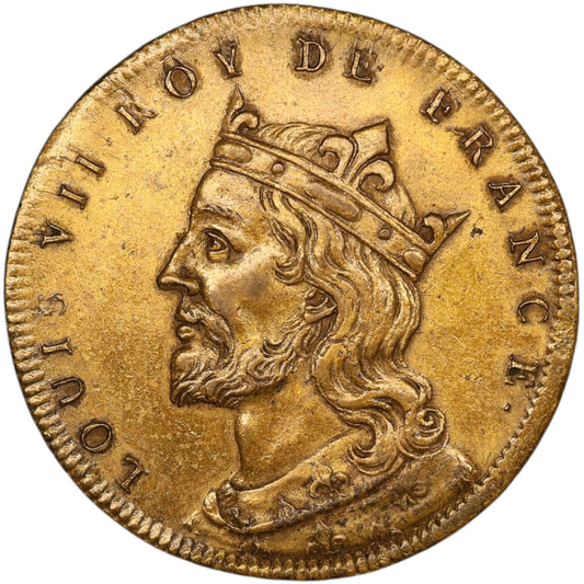 Jeton collection Roi de France Louis VII (1137-1180) Passage du roi en terre sainte 11.51 gr