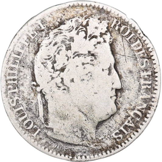 Luis Felipe 2 Francos 1835 A París Plata