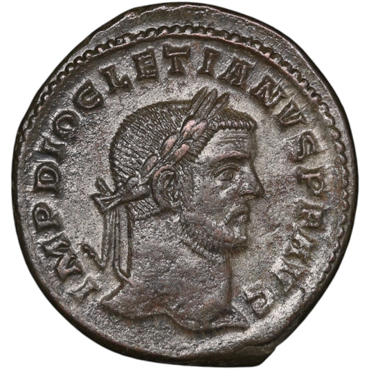 Dioclétien (285-305) Follis Genio Populi Romani Trêves 9.60 gr 28 mm