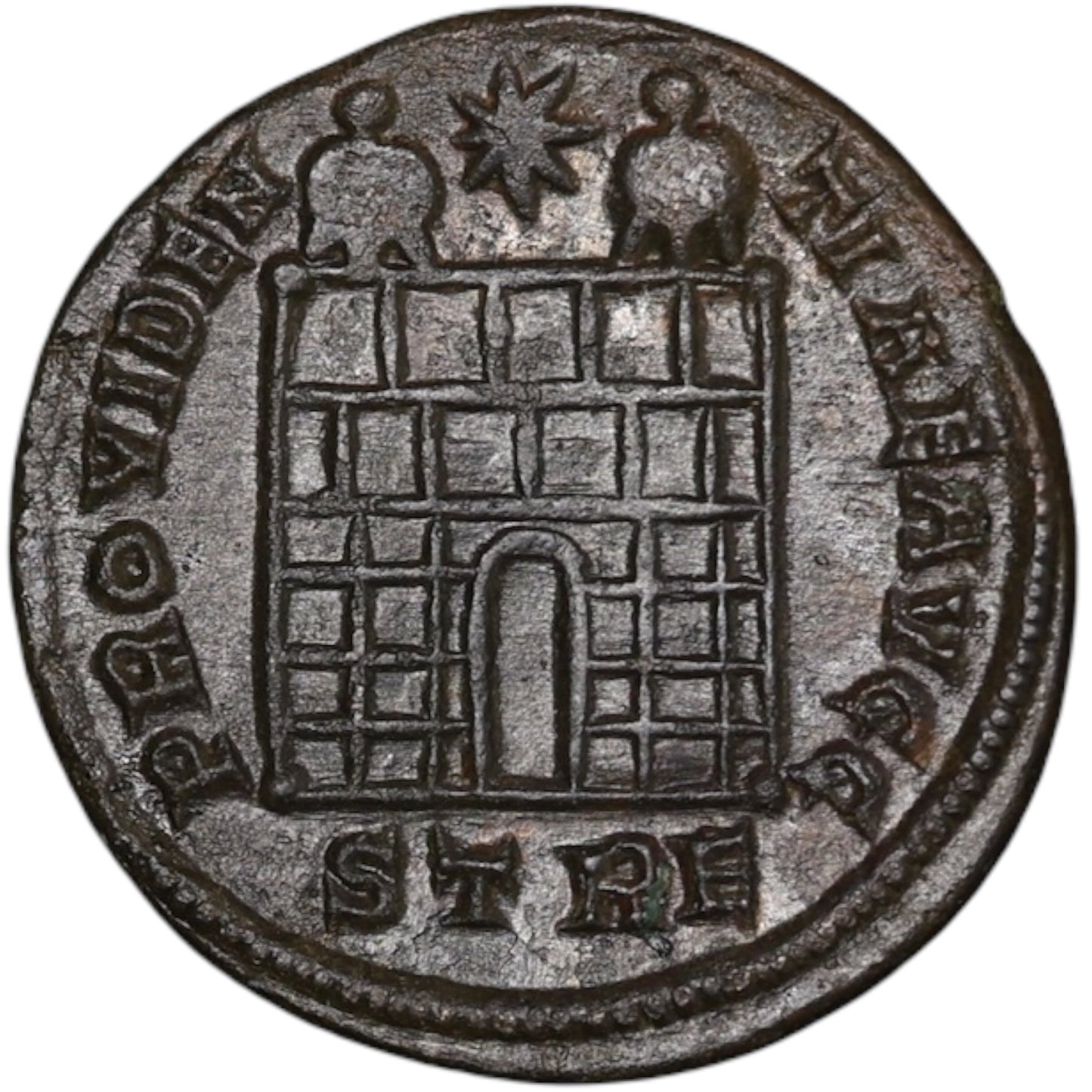 Constantin Ier (306-337) Follis Porte de Camp Trêves 3.04 gr 18 mm