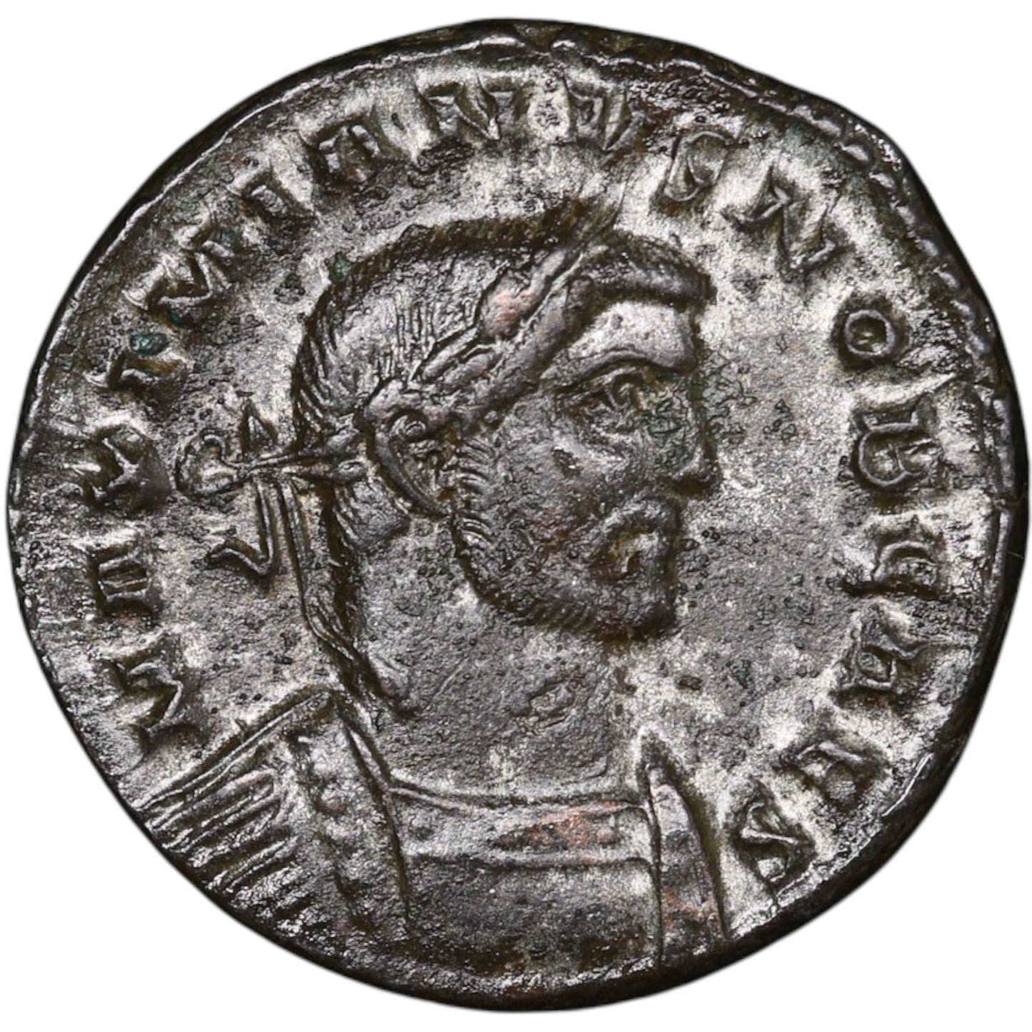 Galere (293-311) Follis Genio Populi Romani Londres 8.49 gr 25 mm