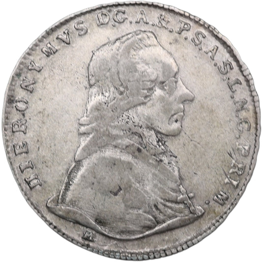 Autriche 20 Kreuzer 1800 Hieronymus from Colloredo 6.54 gr