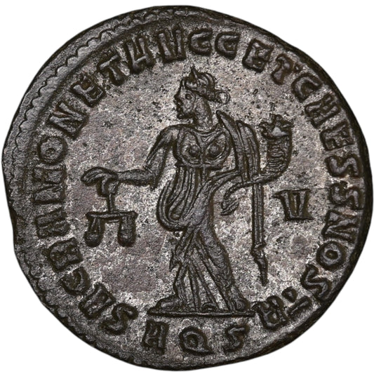 Diocleciano (284-305) Follis Sacra Moneta Aquileia 10,74 gr