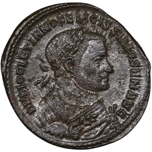 Diocleciano (284-305) Follis PROVIDENT DEOR QVIES AVGG Trier 11,23 gr