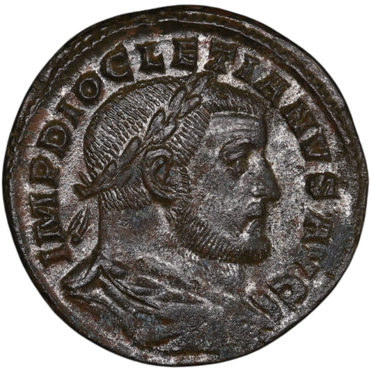 Diocletien (284-305) Follis genius of the Roman True 10,42 Gr