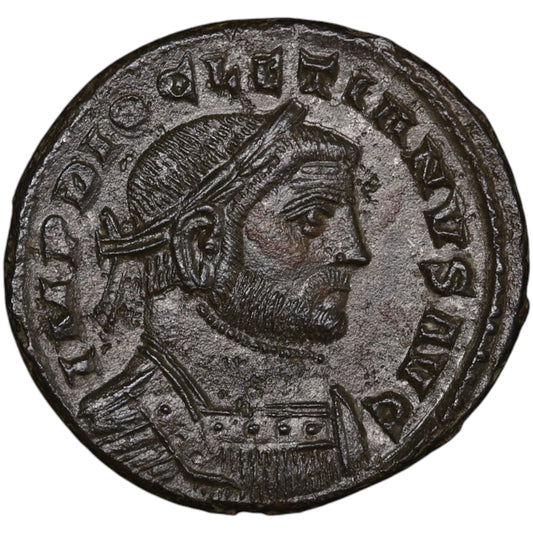 Diocletien (284-305) Follis genius of the Roman London 9,64 gr