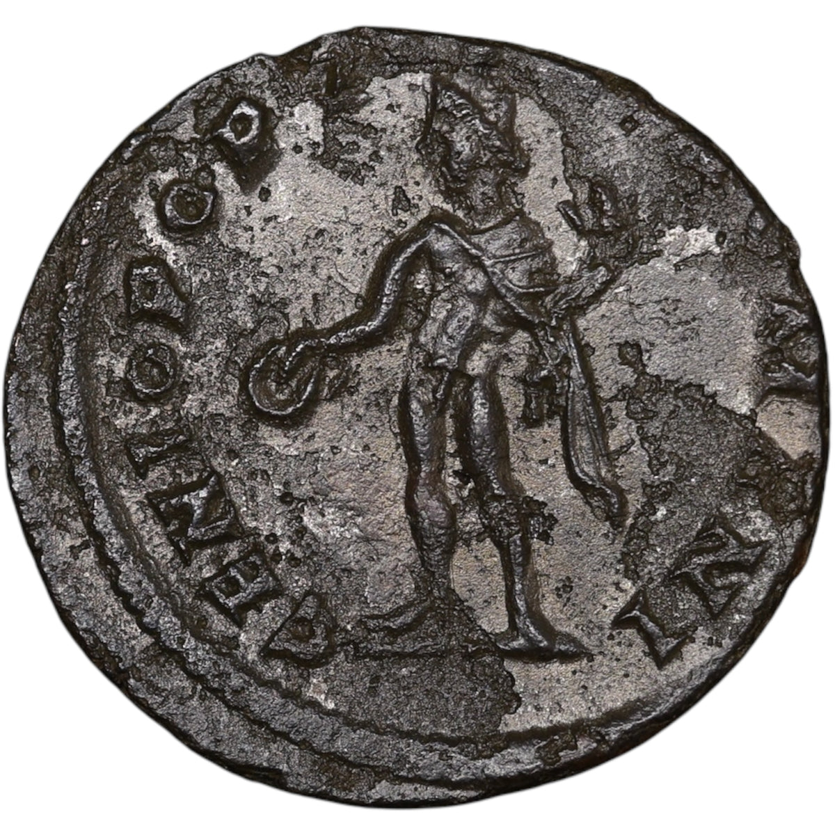 Diocleciano (284-305) Follis Genio Populi Romani Londres 9,64 gr
