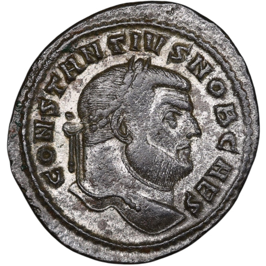 Constancio I Cloro (305-306) Follis FELIX ADVENTVS AVGG NN Cartago 11,01 gr