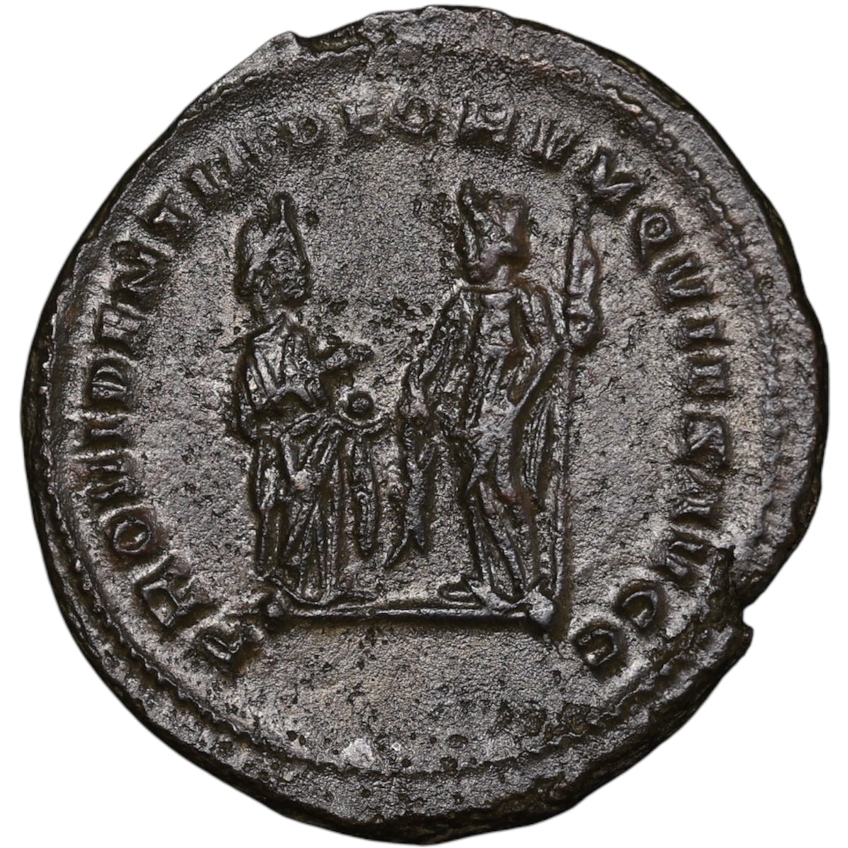 Maximiano Hércules (285-310) Follis PROVIDENTIA DEORVM QVIES AVGG Londres 11,39 gr