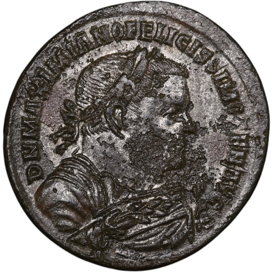 Maximiano Hércules (285-310) Follis PROVIDENTIA DEORVM QVIES AVGG Pruebas 9.08 gr