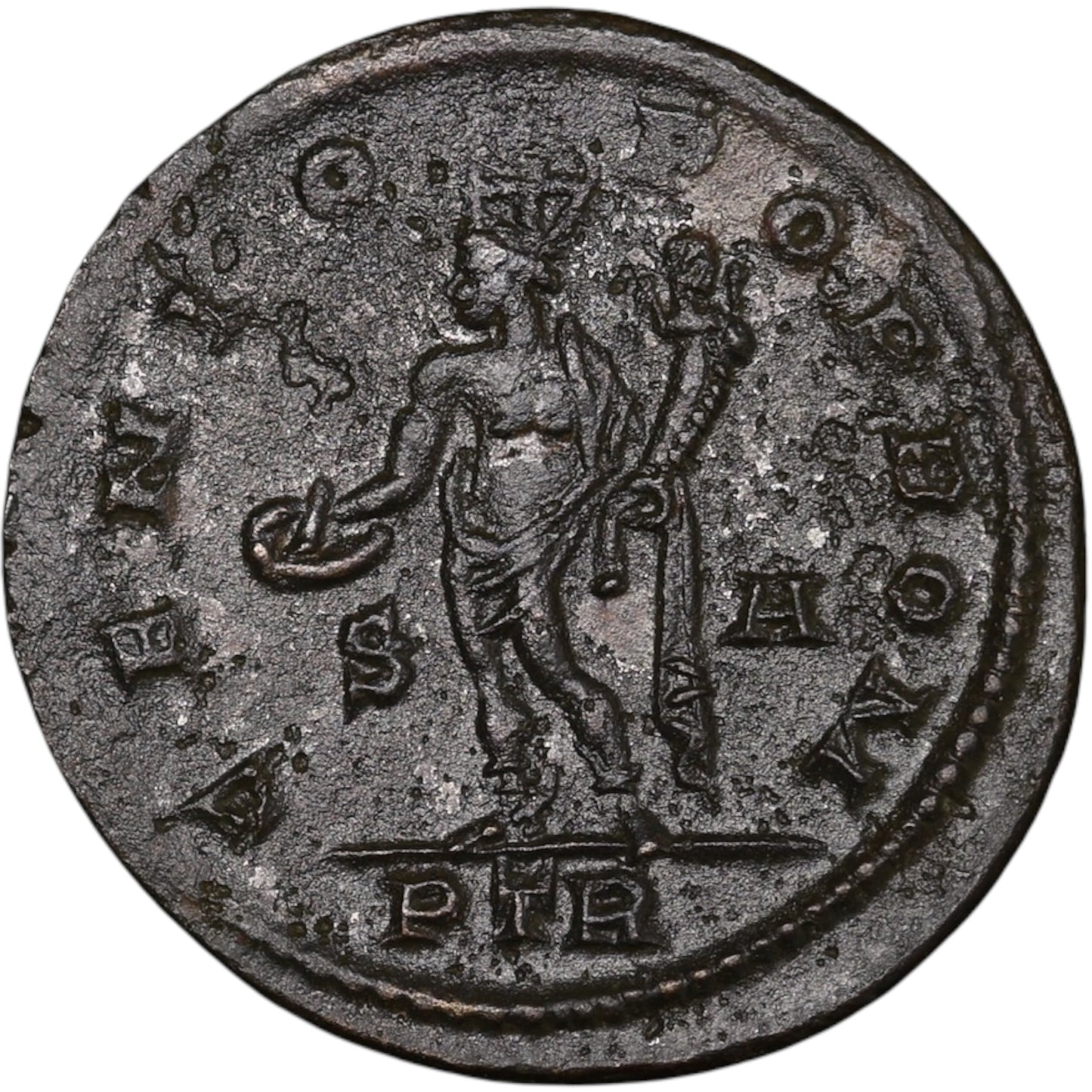 Constantine (307-337) Follis Genio Pop Rom Pruebas 6.00 gr