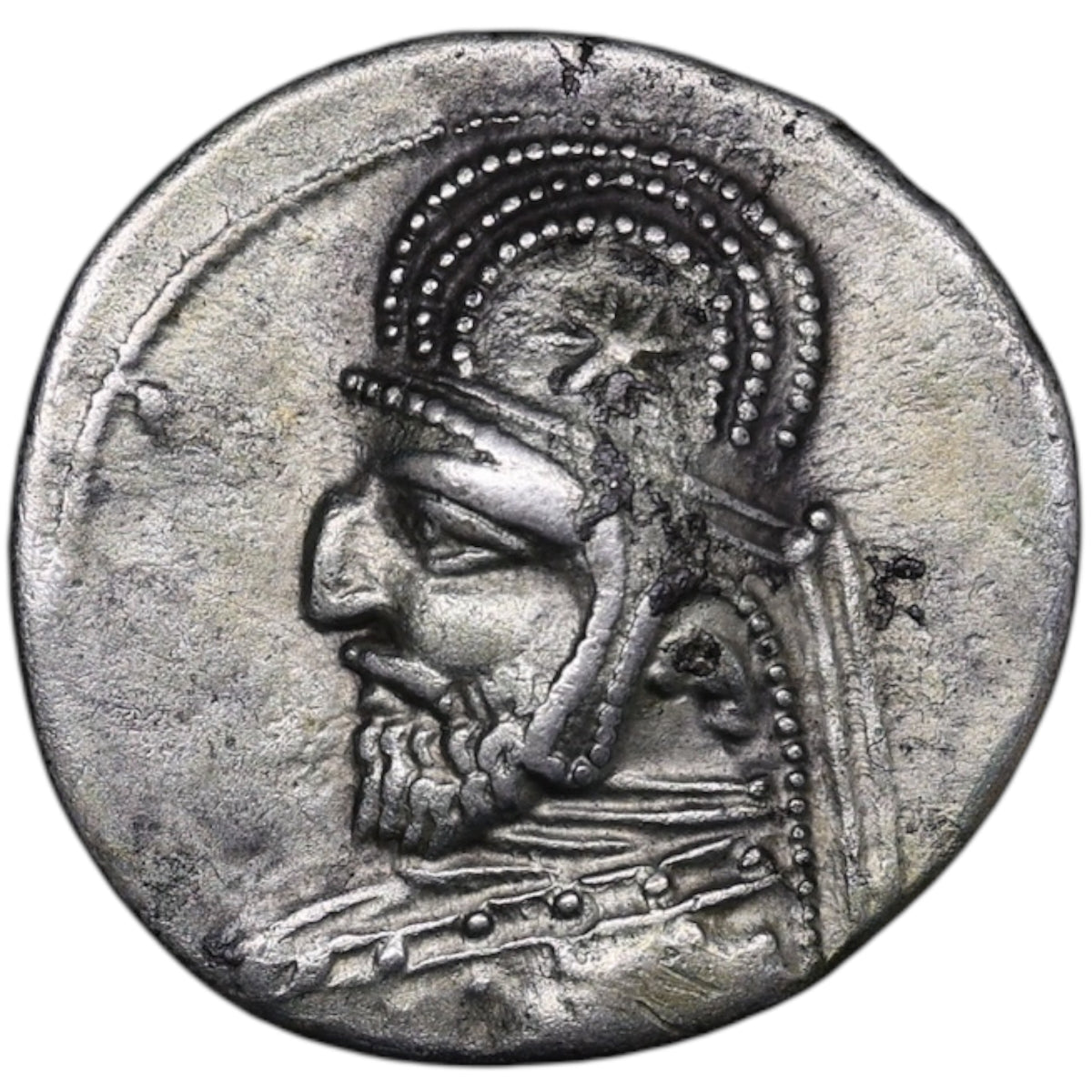Grèce Antique Royaume Parthe Orodes Ier (90-80 av. JC) Drachme argent 3.96 gr