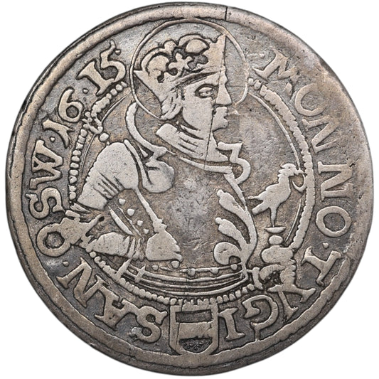 Suisse Canton de Zoug Dicken 1615 Argent 9.30 gr