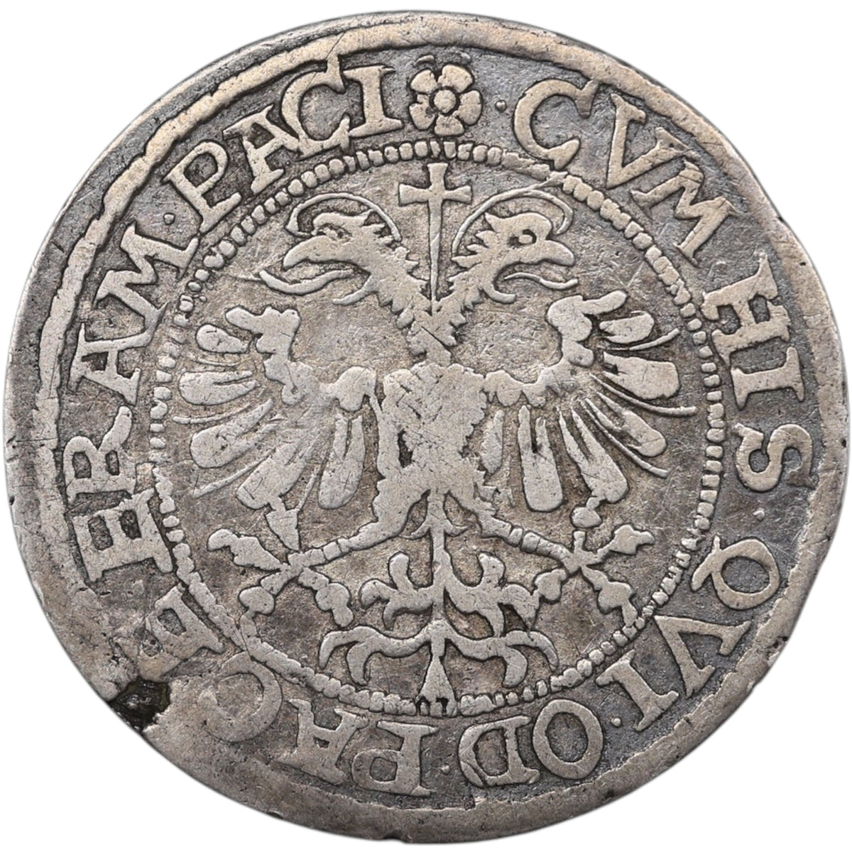 Suisse Canton de Zoug Dicken 1615 Argent 9.30 gr