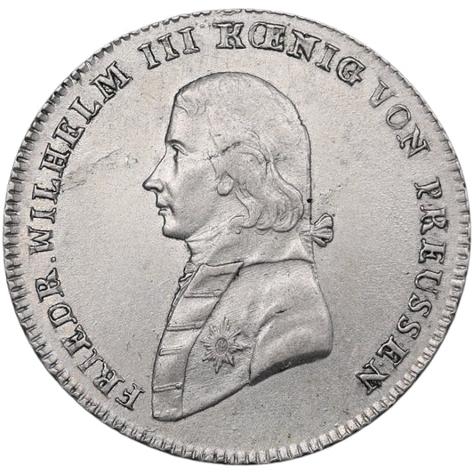 Allemagne Prusse Friedrich Wilhelm III 1/3 Reichsthaler 1800 Berlin Argent
