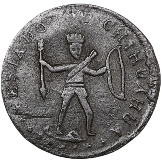 Mexique Chihuahua 1/8 Real 1855 2.31 gr