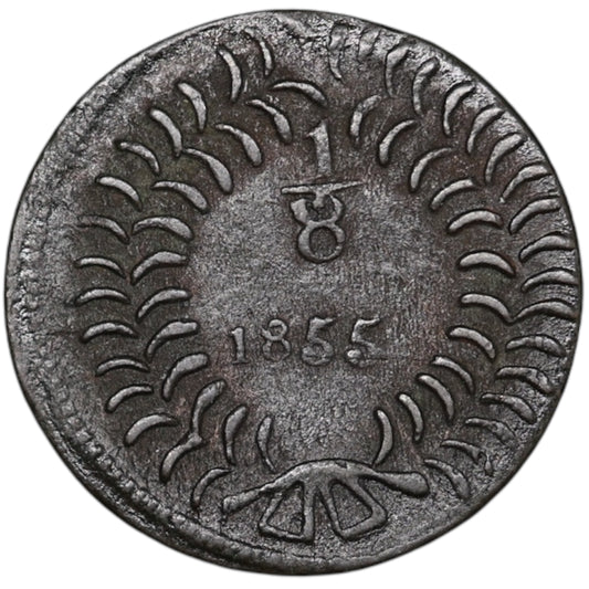 Mexique Chihuahua 1/8 Real 1855 2.31 gr