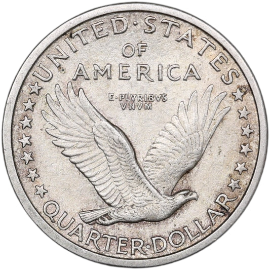 États-Unis USA Quarter dollar 1917 D Denver Argent 6.27 gr