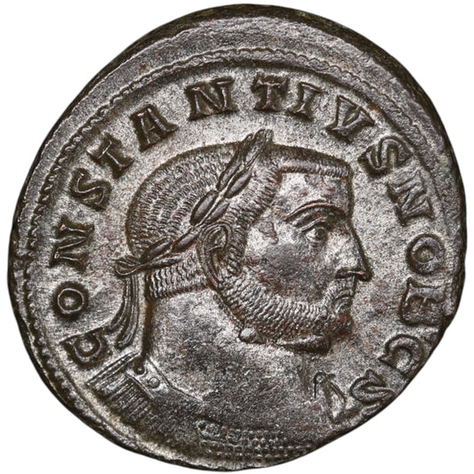 Constancio I Cloro (305-306) Follis Genio Popvli Romani Lyon 9,73 gr